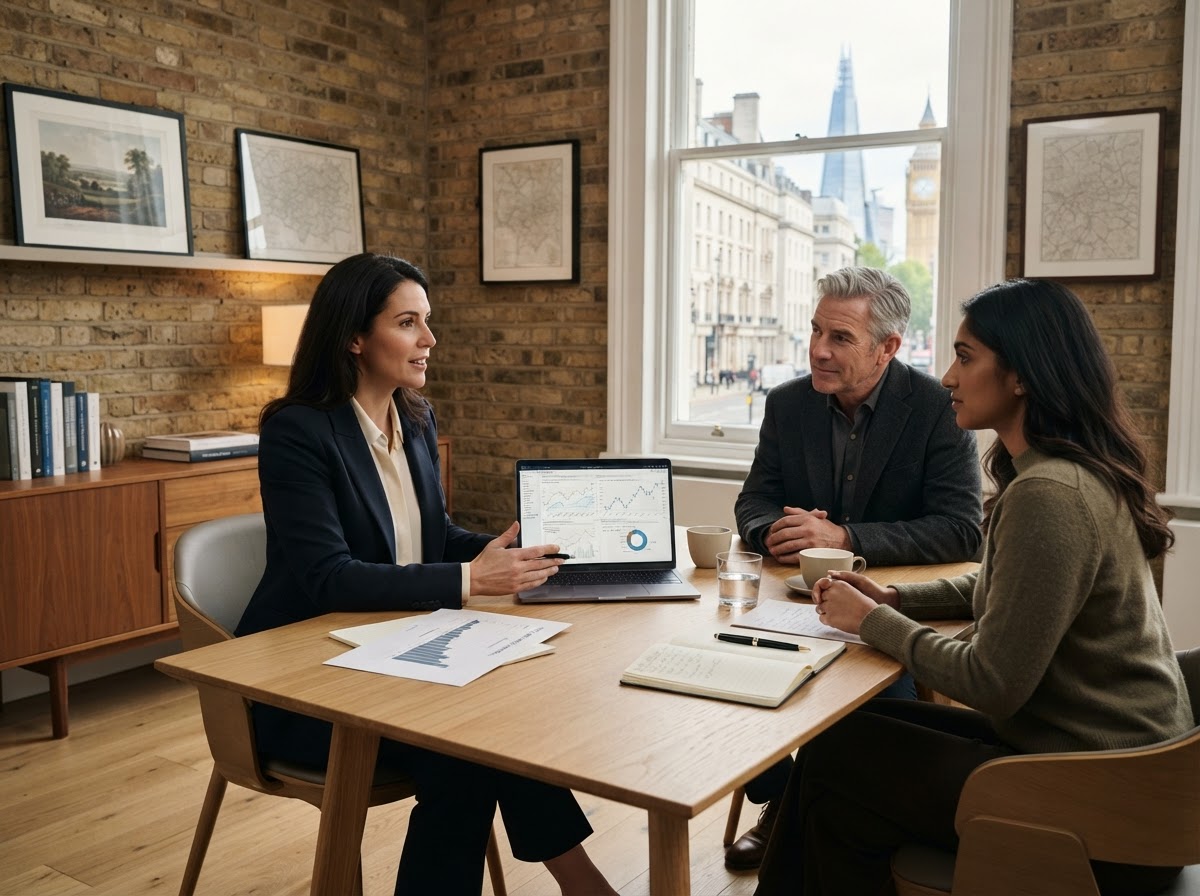 Meridian Fundale team analysing market data on a trading desk